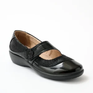 Ballerines babies grande largeur scratchées